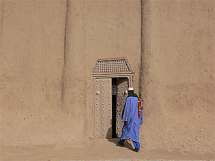 Une porte de la Grande Mosquée de Djenné