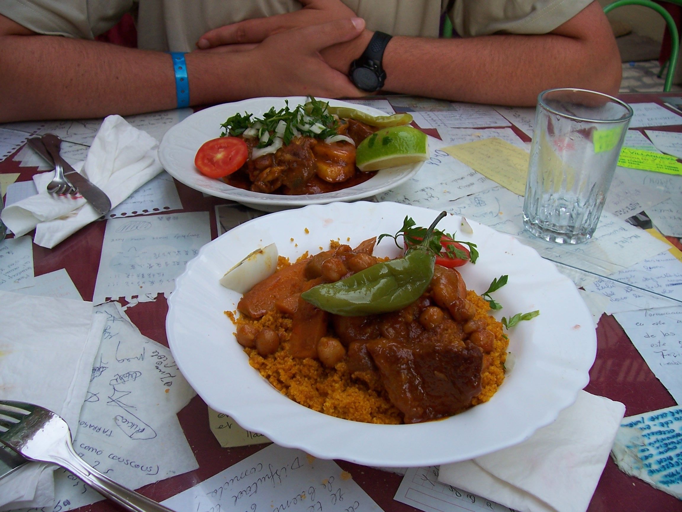 Couscous au restaurant du peuple à Sousse