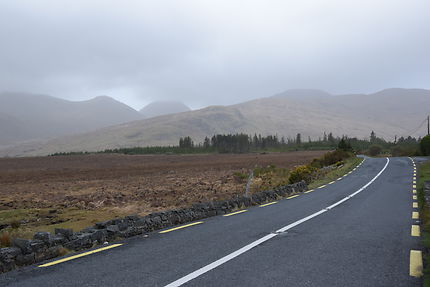 Une route du Connemara, seule au monde 