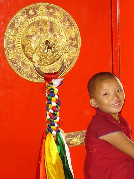 jeune moine bouddhiste