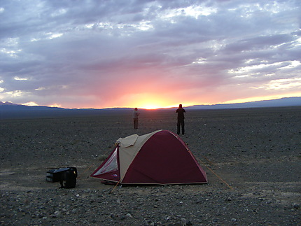 Bivouac en Mongolie