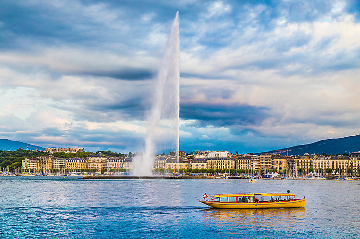 Genève et le lac Léman (Suisse)