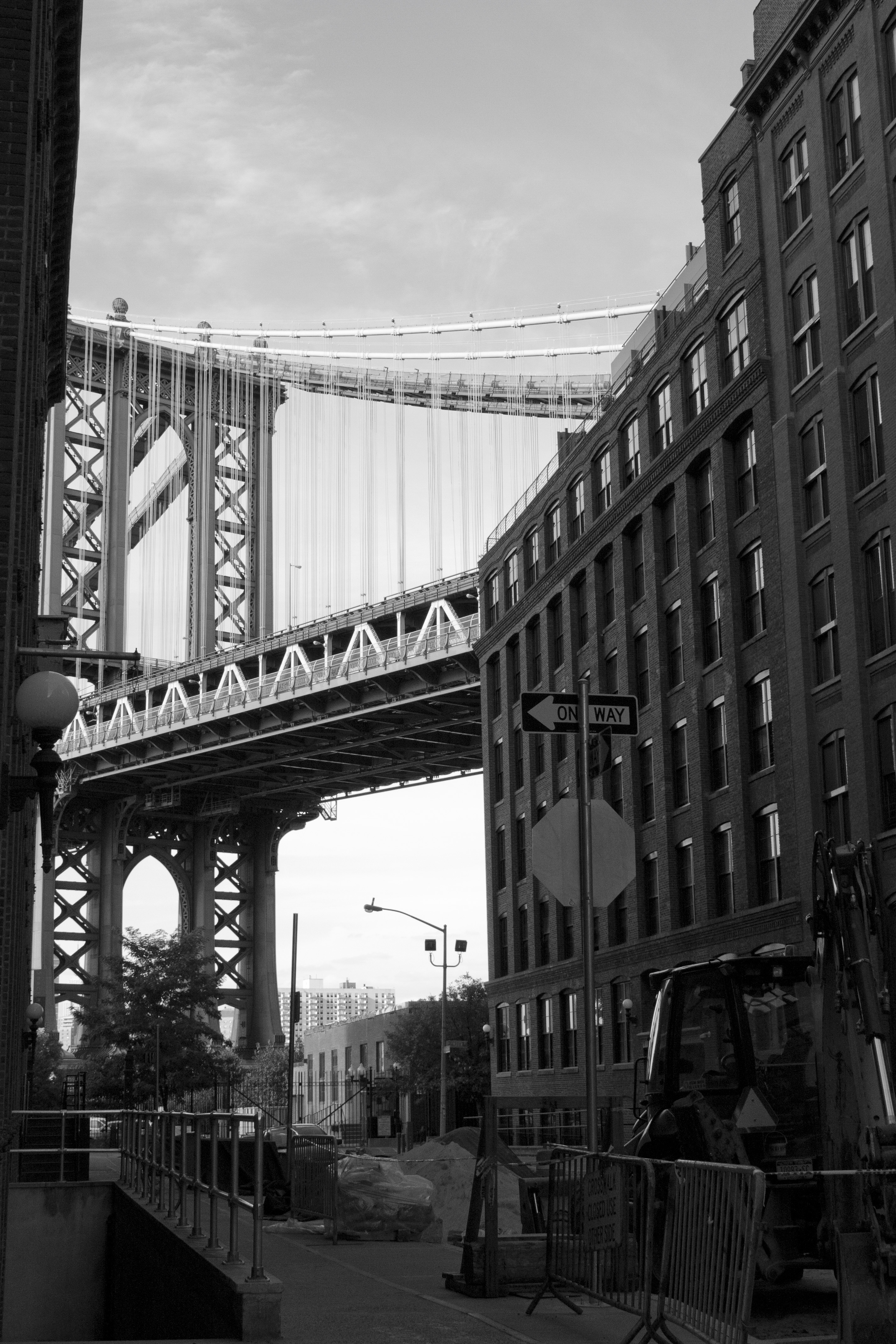 Brooklyn Bridge Ponts Noir et blanc Pont de Brooklyn