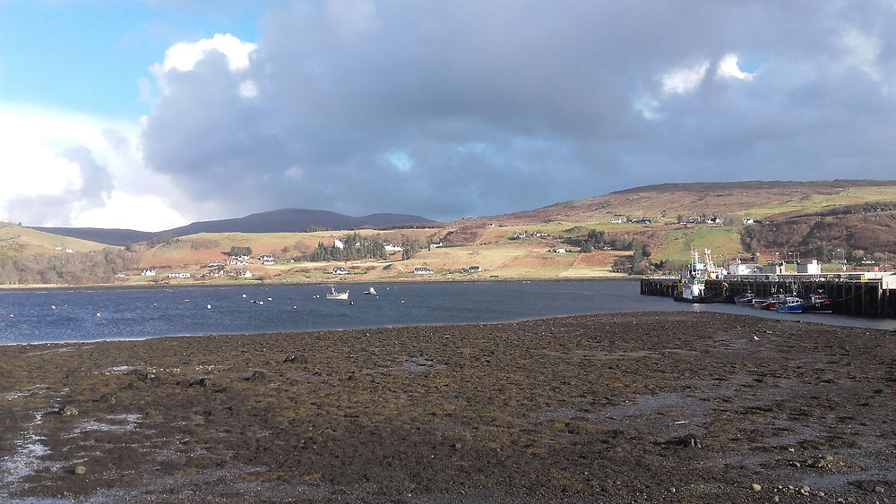 Uig Bay en Ecosse, île de Skye