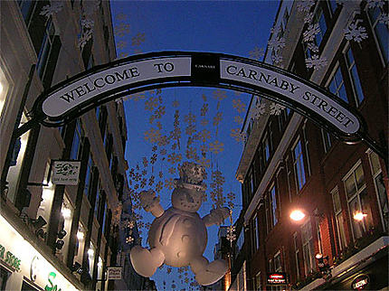 Carnaby Street à Noël