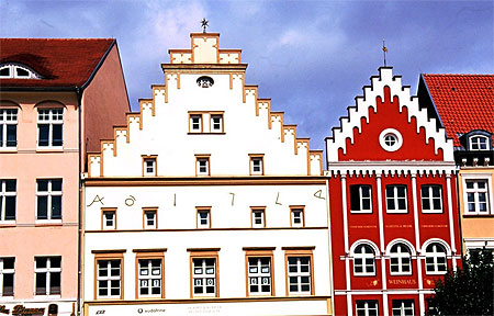 Les façades autour du Marktplatz Les façades autour du Marktplatz