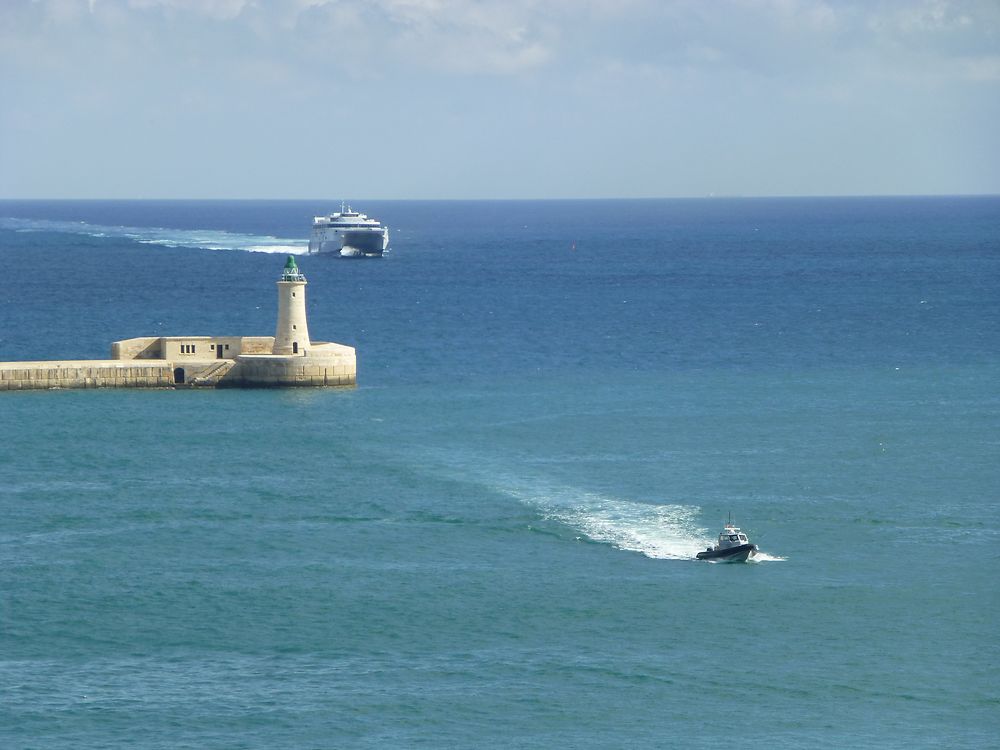 Course poursuite en mer