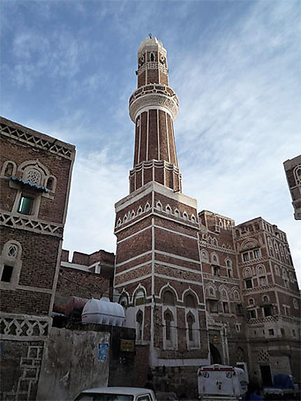 Minaret dans la vieille ville