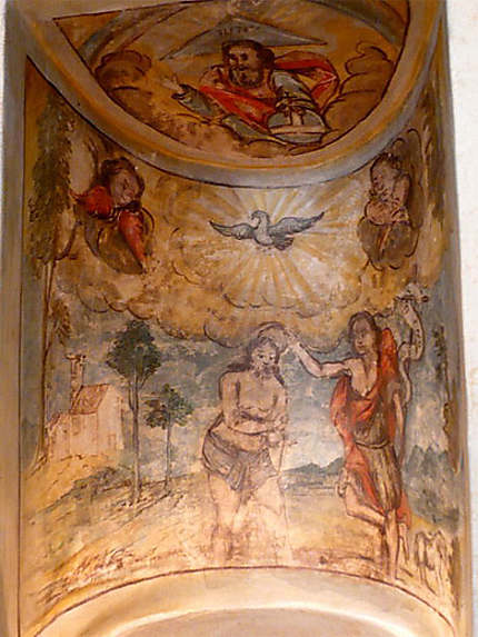 Fresque de l'église de Mougins