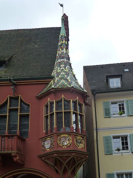 Tourelle ouvragée à Freiburg im Breisgau