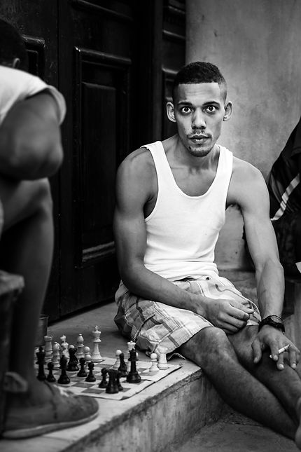 Chess player, La Havane