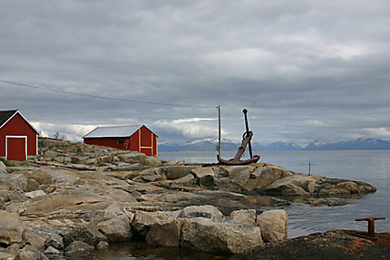 petit port sur l'île d'Hamarøy