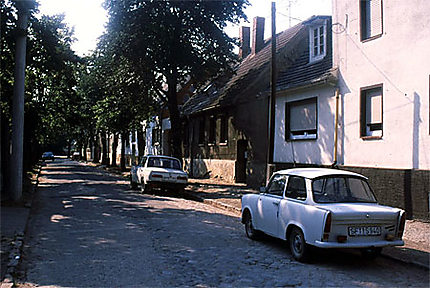 Une rue à Neundorf en Anhalt