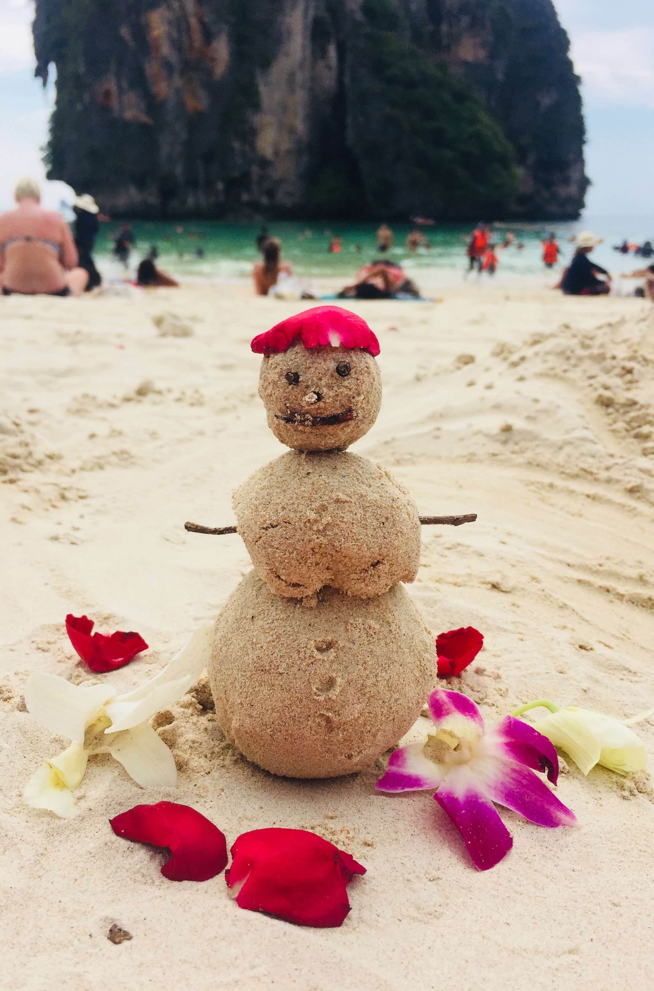 Le bonhomme de sable Le bonhomme de sable