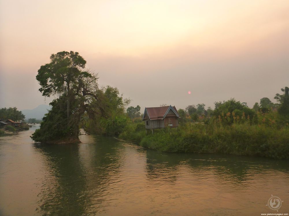 Coucher de soleil aux 4000 îles