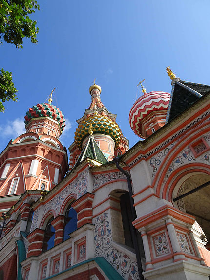 Cathédrale multicolore à Moscou