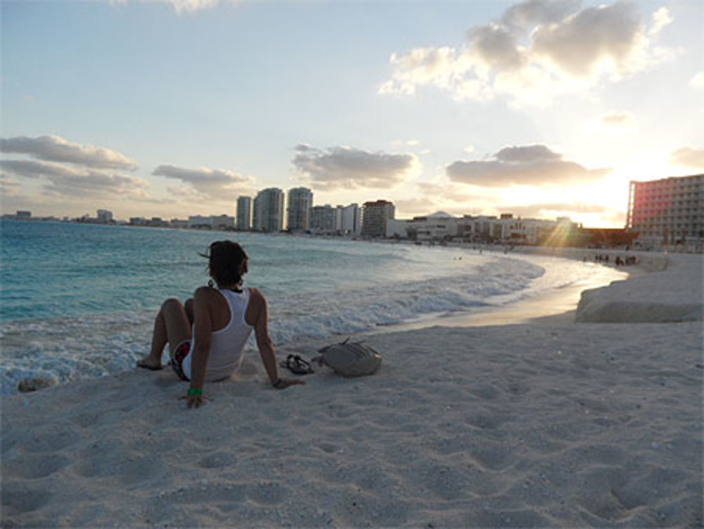 Couché de soleil sur cancun