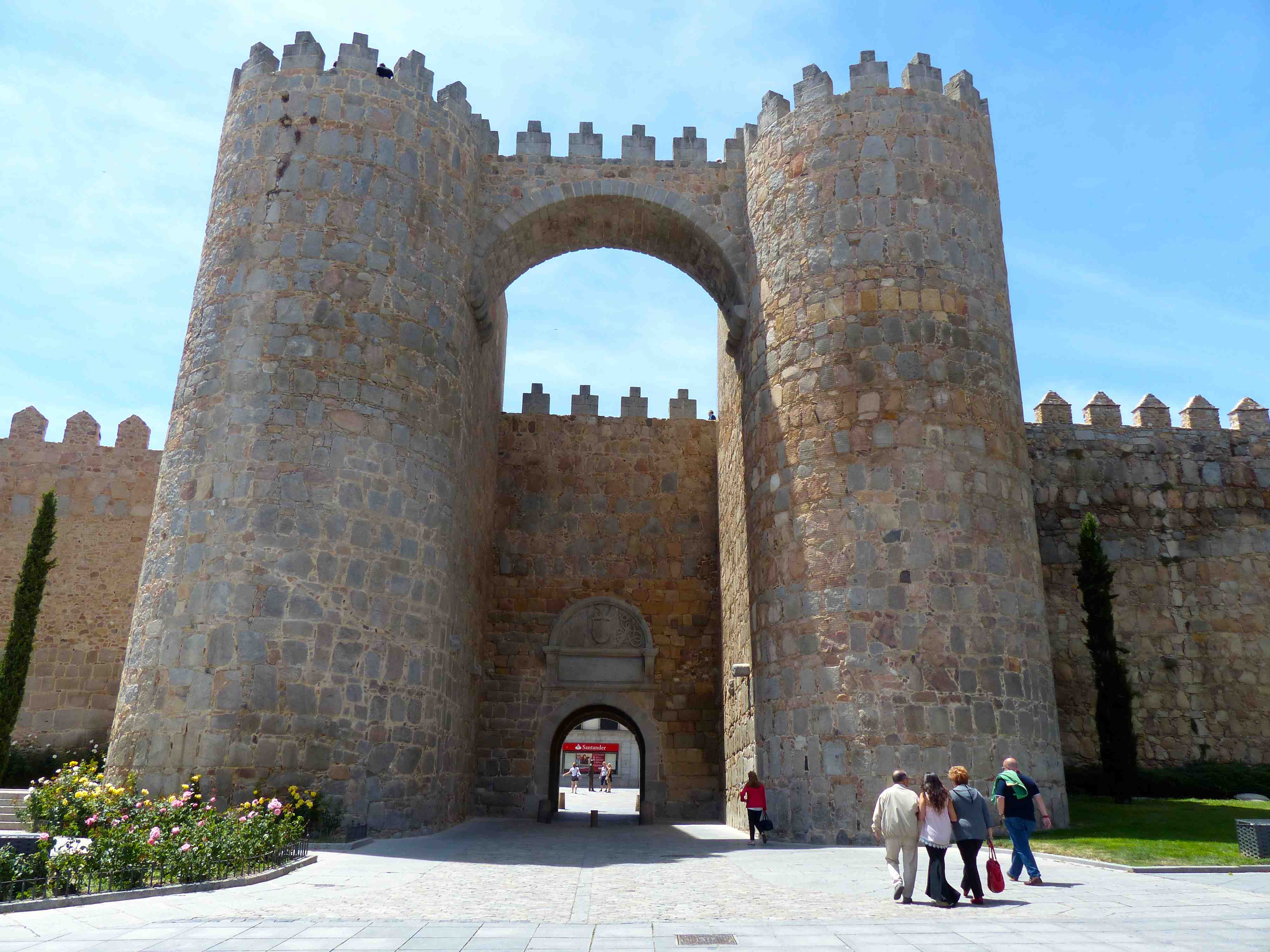 Une des portes d'Avila Une des portes d'Avila