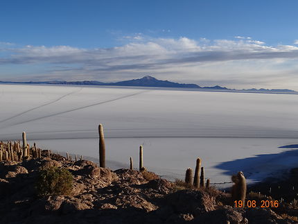 Désert de sel d'Uyuni en Bolivie