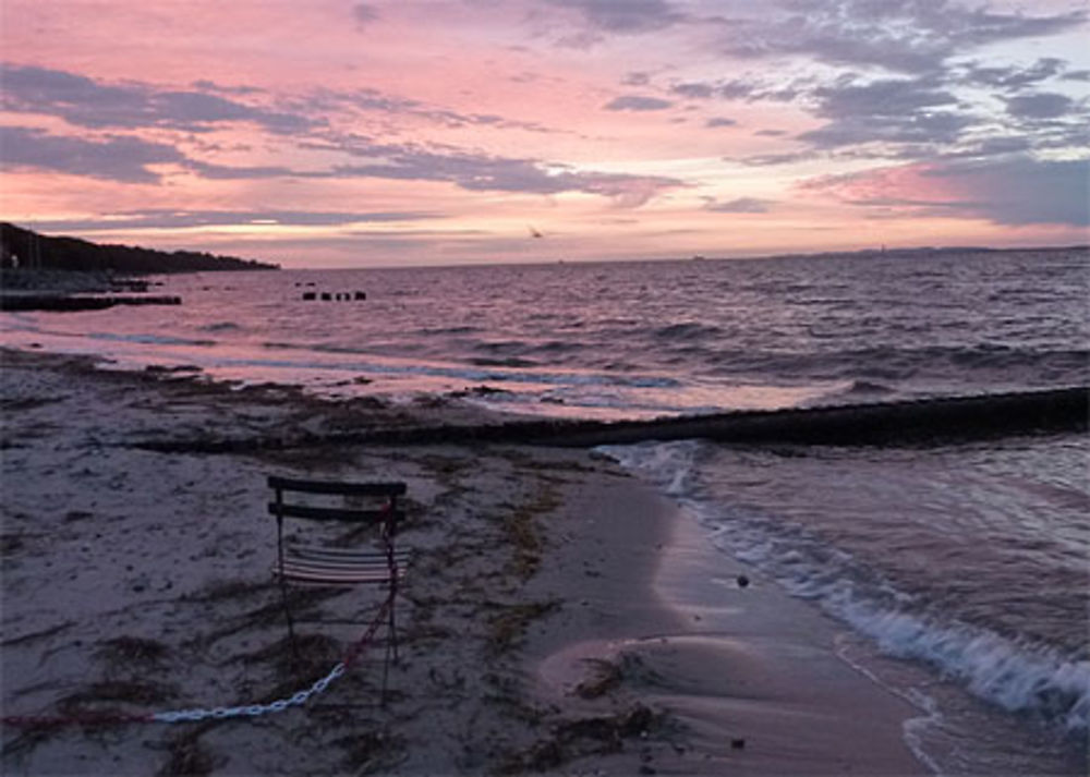 Coucher de soleil au Danemark