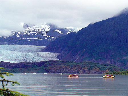 Le glacier Mendehall (Alaska) Le glacier Mendehall (Alaska)