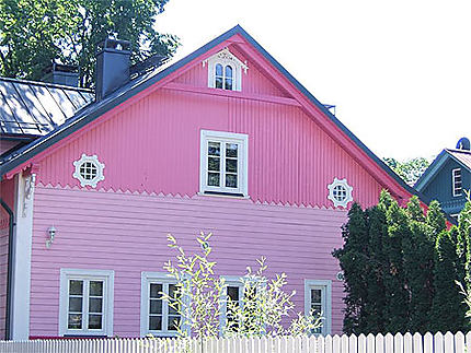 Maison rose 