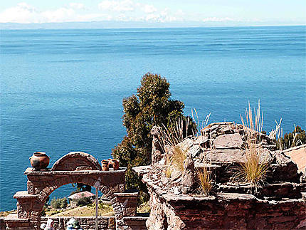 Vue sur le Lac Titicaca