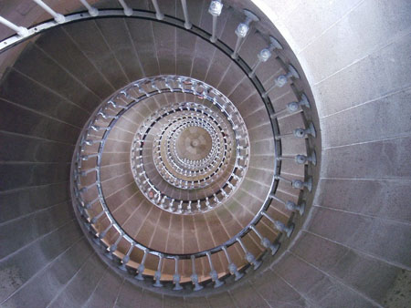 Escalier du phare des baleines Escalier du phare des baleines
