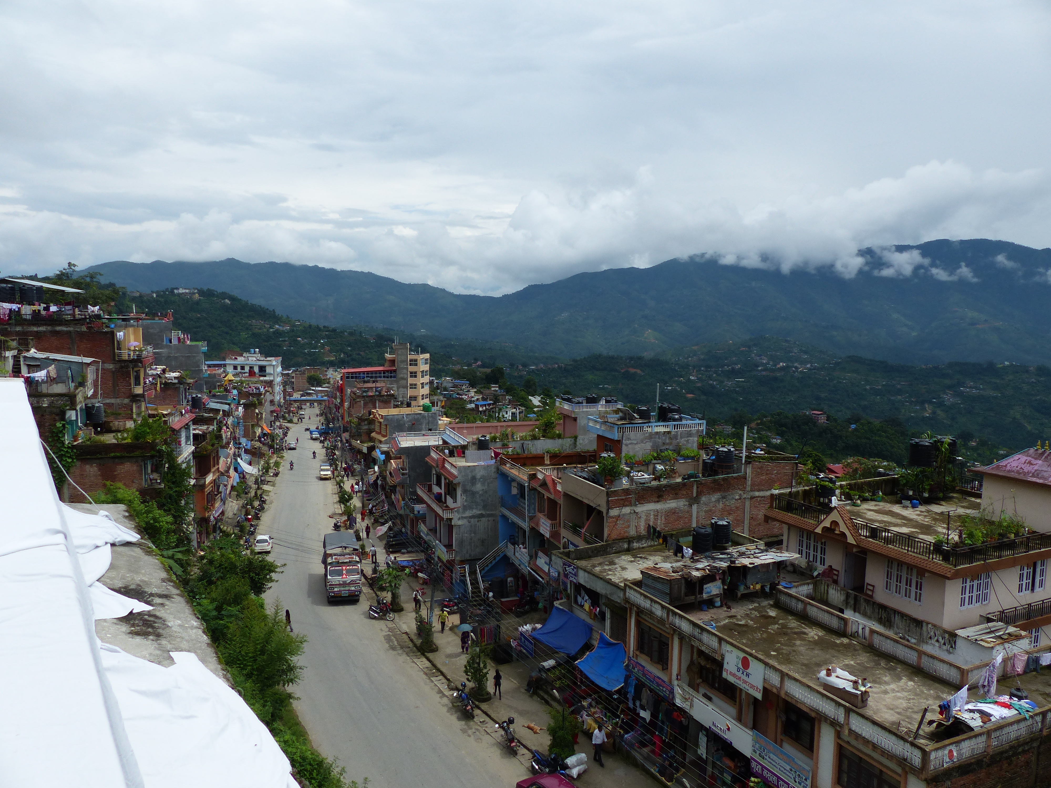 Dans les rues de Gorkha au Népal Dans les rues de Gorkha au Népal