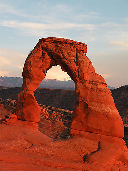 Sunset at Delicate Arch