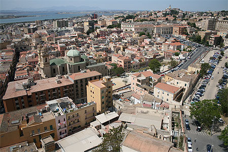 Vue de la partie ouest de la ville depuis la Tour de l'Eléphant