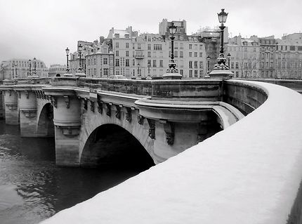 Le Pont-Neuf en hiver