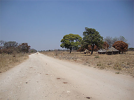 La route de Sioma à Sesheke