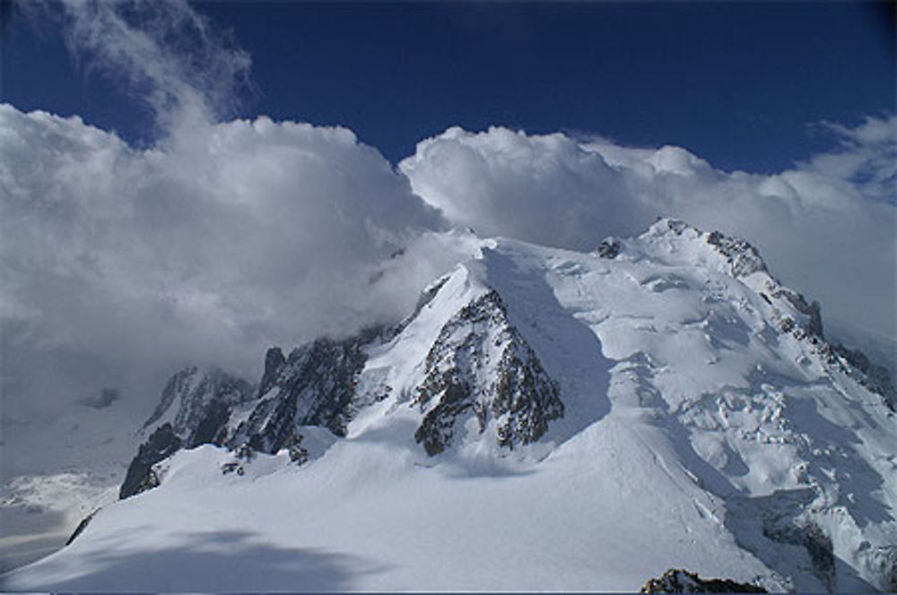 Mont Blanc du Tacul avant l'orage