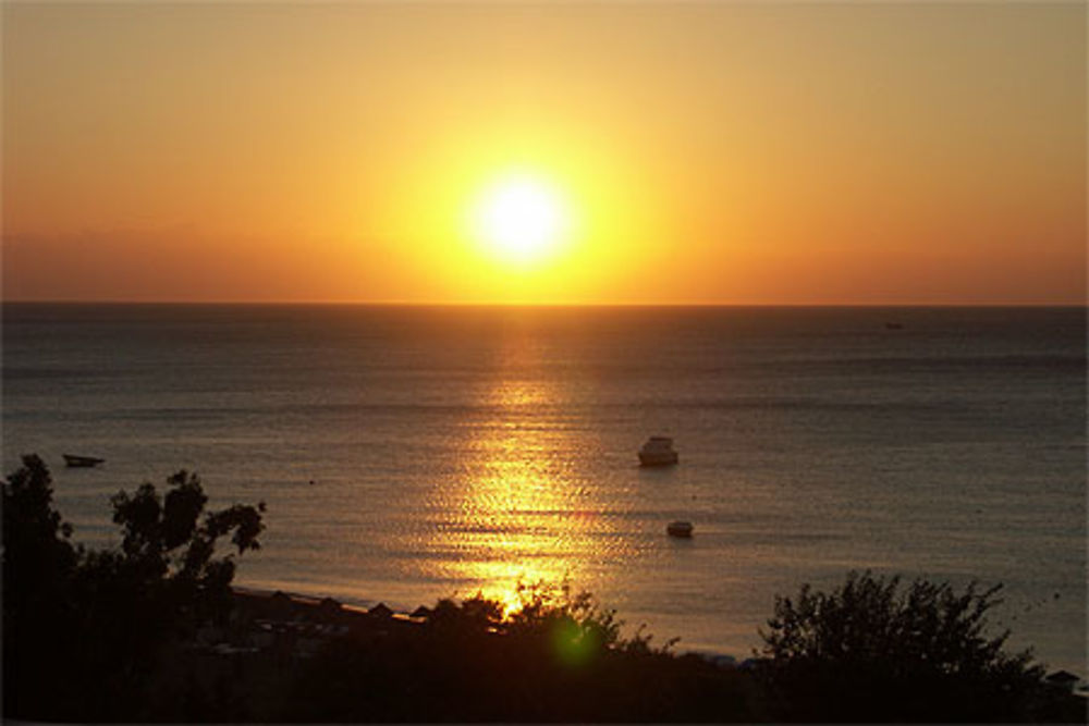 Coucher de soleil à Faliraki