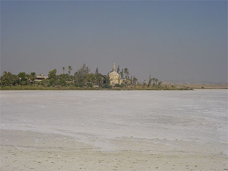 Le lac salé de Larnaca Le lac salé de Larnaca