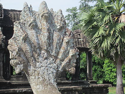 Sculpture à Angkor Wat