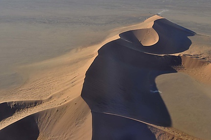 Survol du désert du Namib -Dune 45