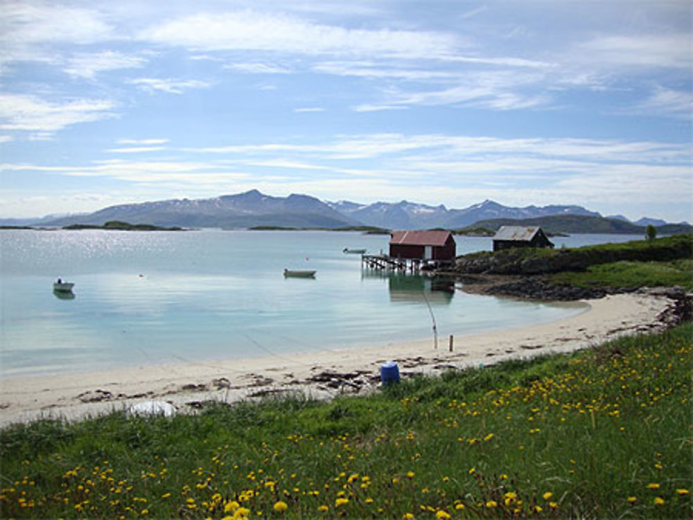 Cabane au bord de l'eau