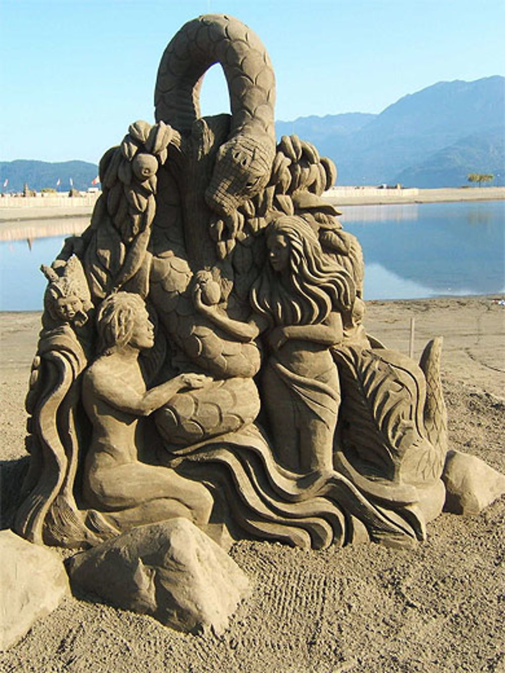 Sculpture en sable