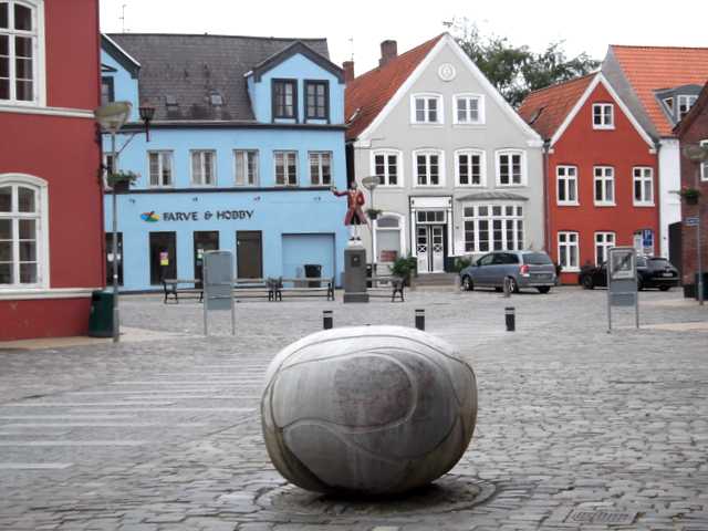 La place du Marché à Tønder La place du Marché à Tønder