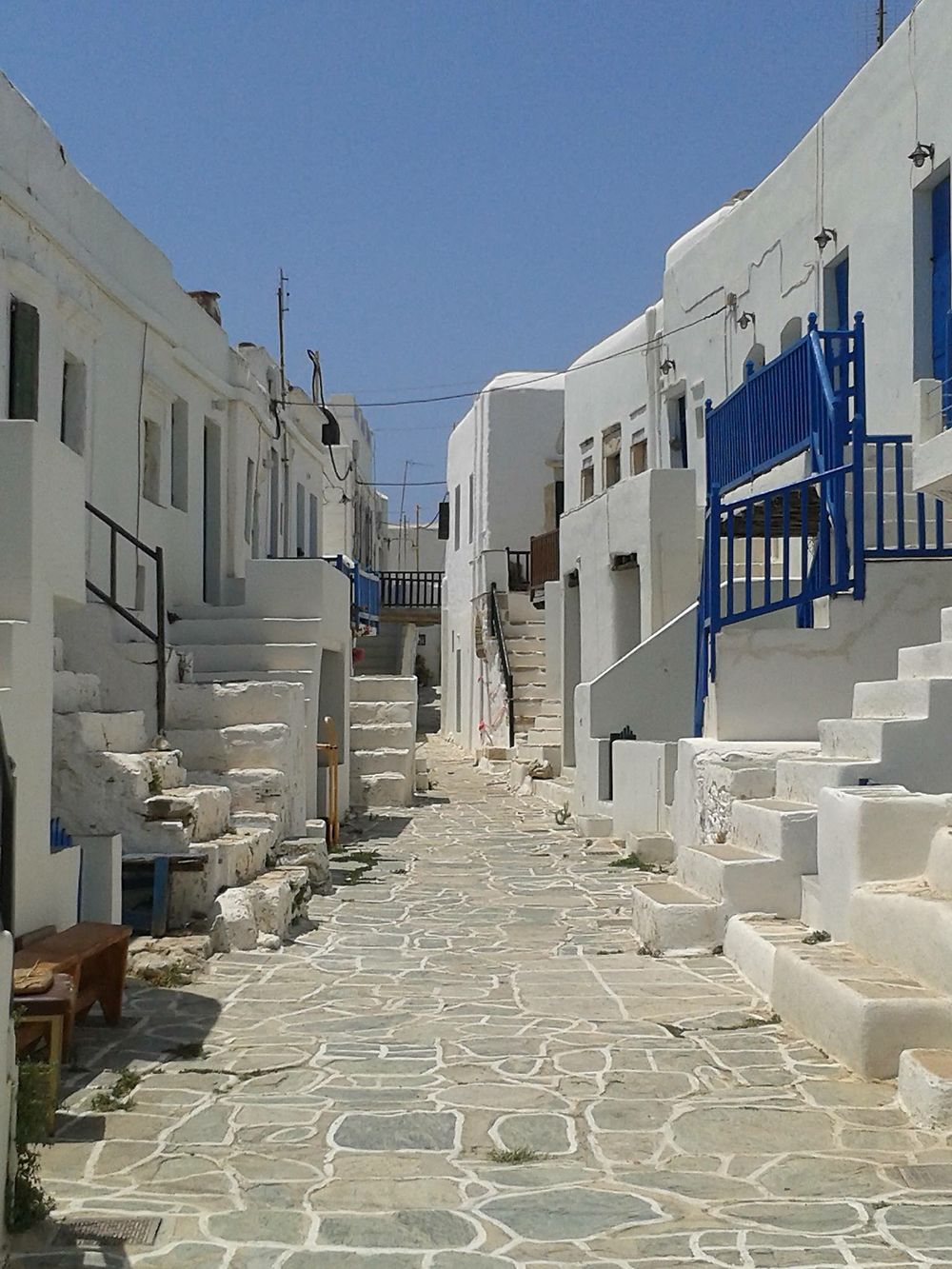 Une ruelle de l'Île de Folégandros 