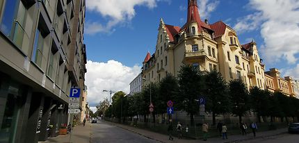 Quartier art nouveau de Riga