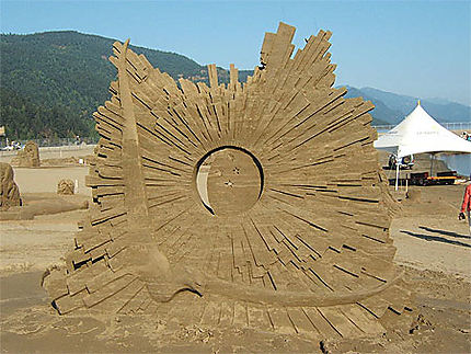 Sculpture en sable
