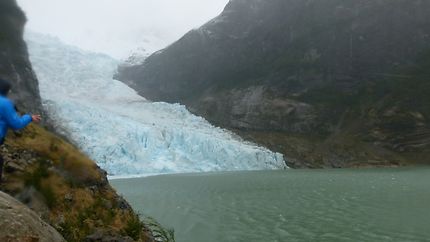 Glacier à côté du Torres d'El paine