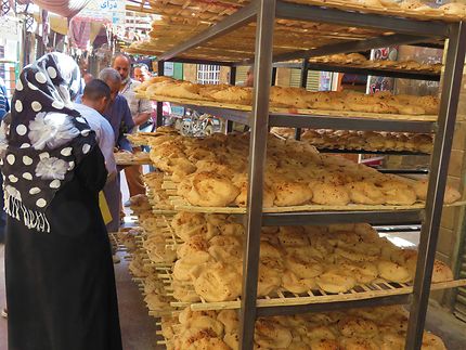 Boulanger dans la médina