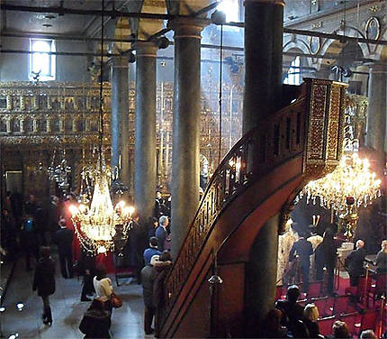 Orthodoks Patrikhanesi : messe dans l'église Saint-George