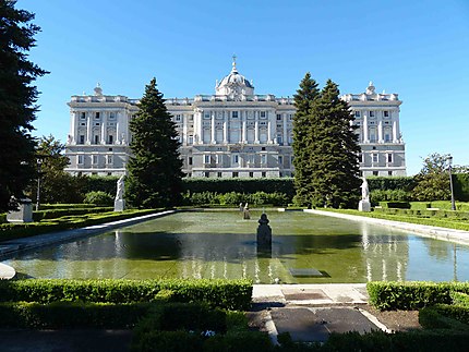 Palais Royal depuis le Jardin en contrebas