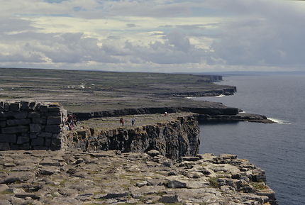 L'île d'Aran vue du fort Aenghus