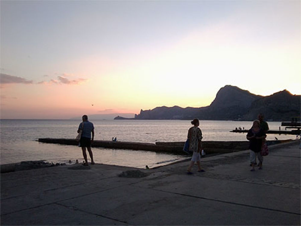 Sudak, le soir